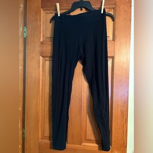 PINK Black Leggings size medium